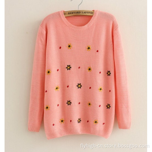 100% Woolen Material Fashion Girl Sweater